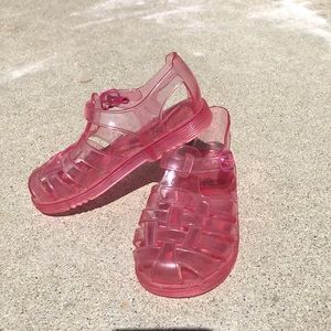Kids Jelly Sandals, Pink & size 10